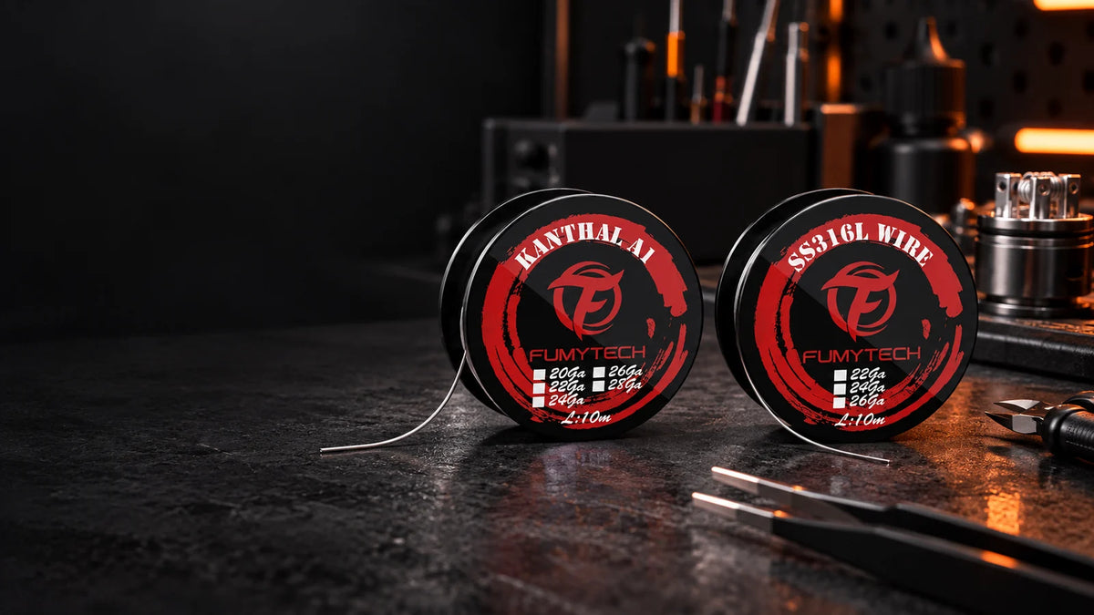 Fils résistifs Fumytech Kanthal A1 et SS316L en bobines de 10 mètres