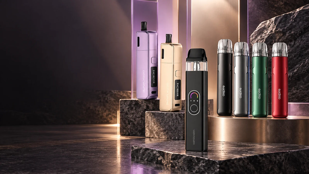 Kits pods Vaporesso XROS 4, Geekvape Soul et Aspire Cyber S