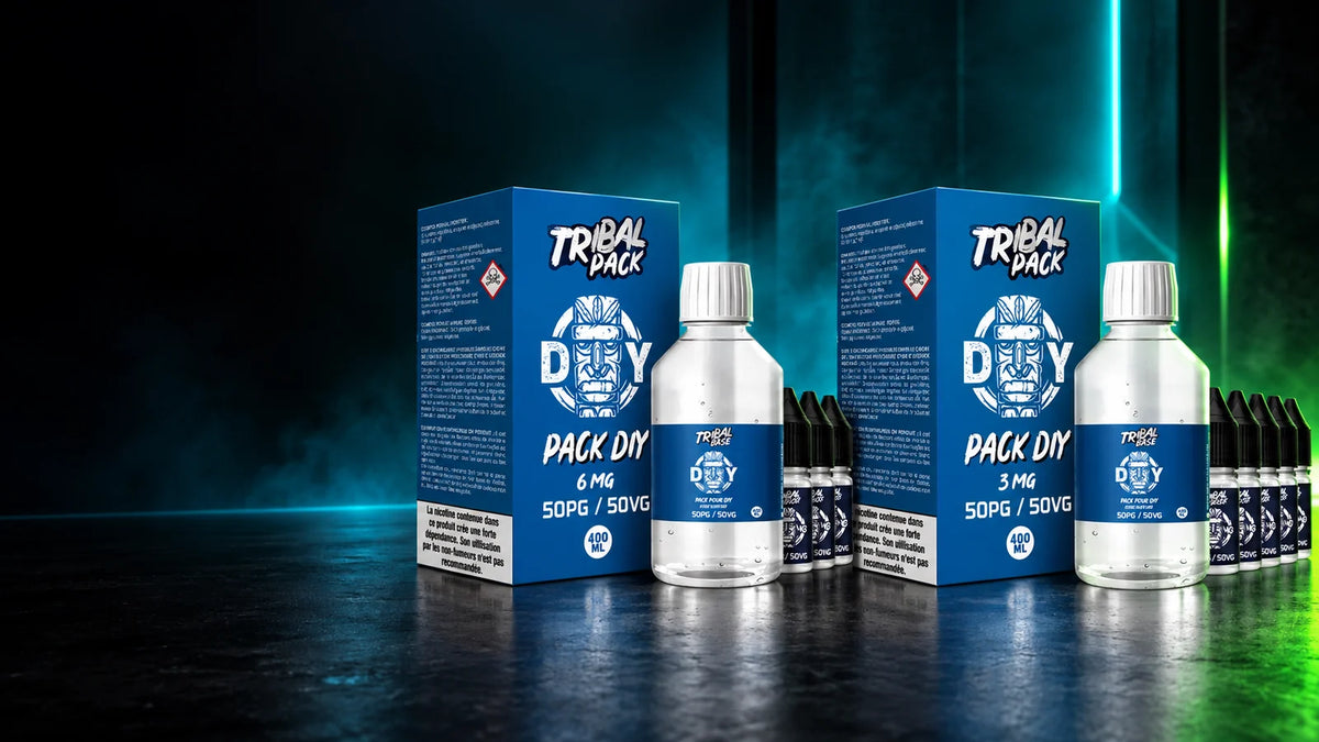 Packs DIY Tribal Force 400 ml 50PG/50VG en 3 mg et 6 mg