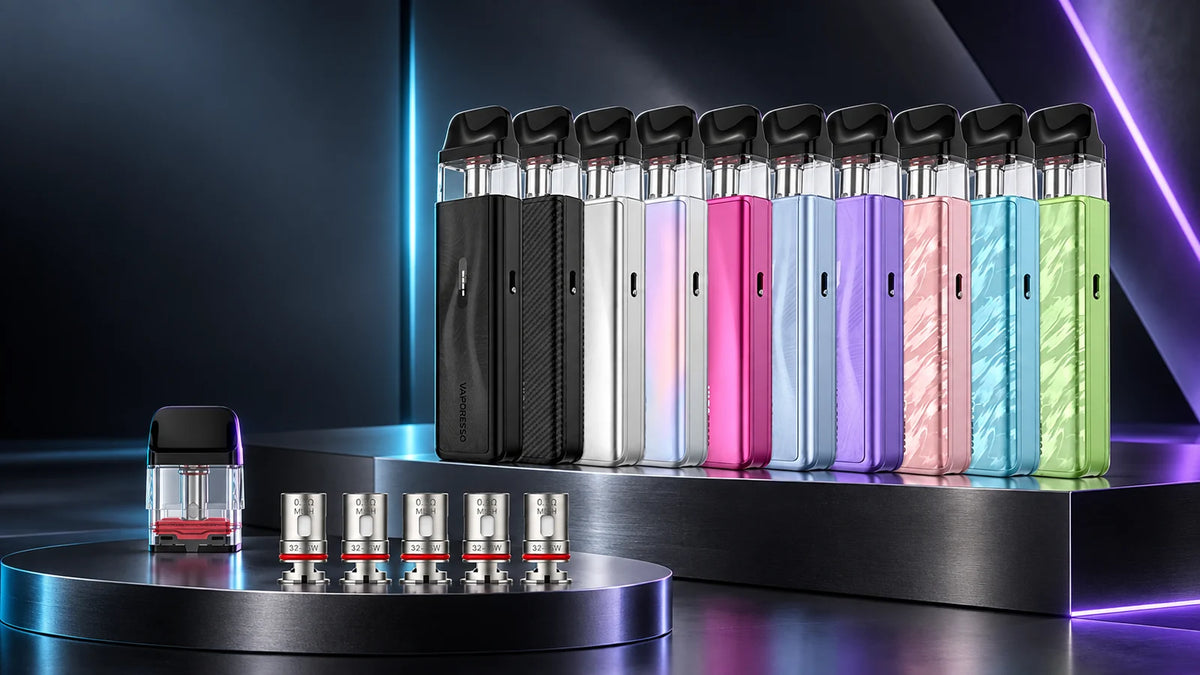Pods Vaporesso XROS 5 Mini, cartouche XROS Corex 3.0 et résistances GTX