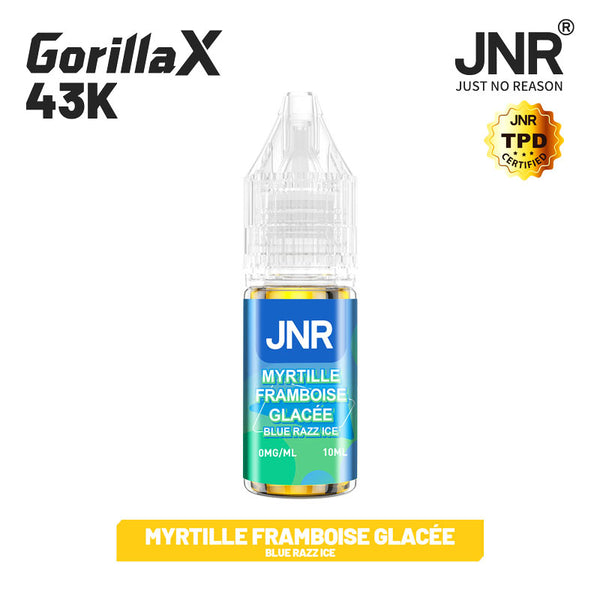 Blue Razz Ice 10ml 0mg - JNR - e-liquide JNR