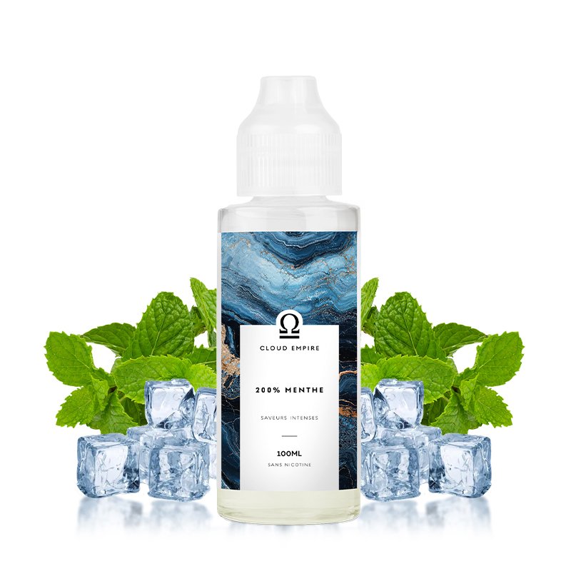 200% Menthe 100ml - Cloud Empire by Fuu - vue produit 1