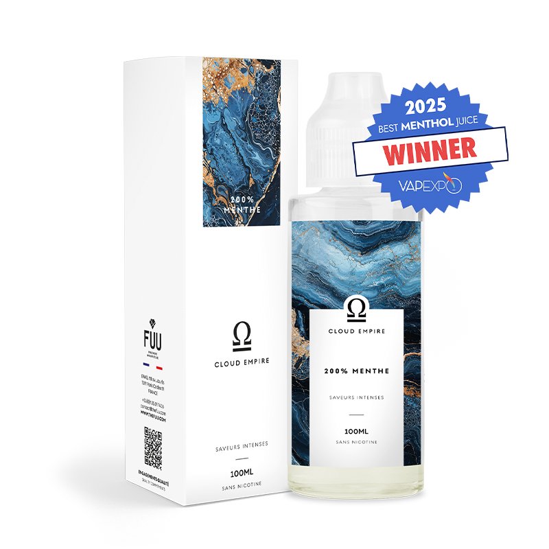 200% Menthe 100ml - Cloud Empire by Fuu - vue produit 3