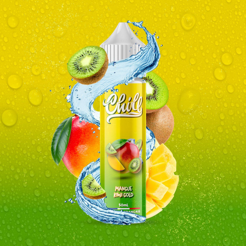 E-liquide CHILL - MANGUE KIWI GOLD 50ML
