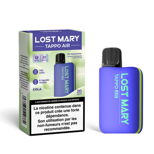 KIT DÉCOUVERTE TAPPO AIR 20MG LOST MARY