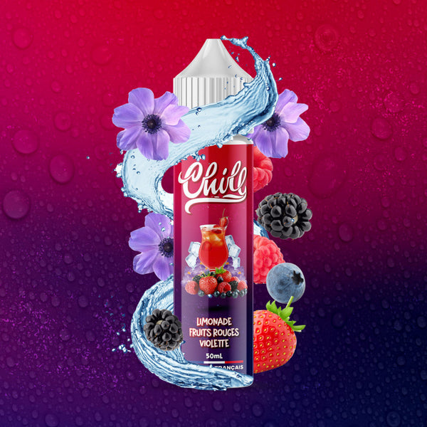 CHILL - LIMONADE FRUITS ROUGES VIOLETTE 50ML - Alliancetech.fr