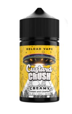 E-liquide Cream and Licorice Custard Crush Reload Vape 50ml