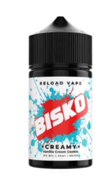 E-liquide Vanilla Cream Cookie Bisko Reload Vape 50ml