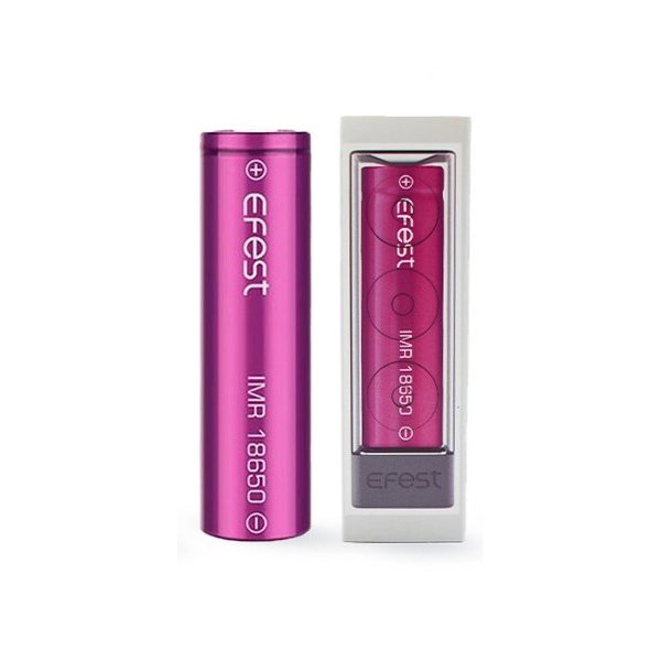 Accu 18650 3000mAh 35A Flat Top - Efest - vue 1