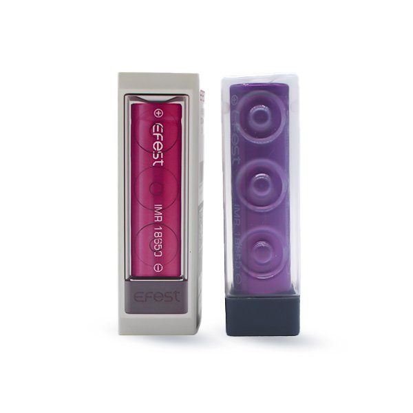 Accu 18650 3000mAh 35A Flat Top - Efest - vue 5