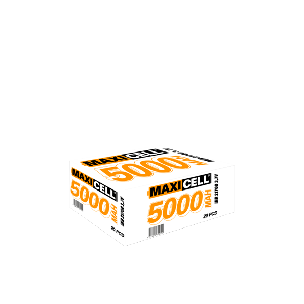 Accu 21700 5000mAh 30A - Maxi Cell - vue 2