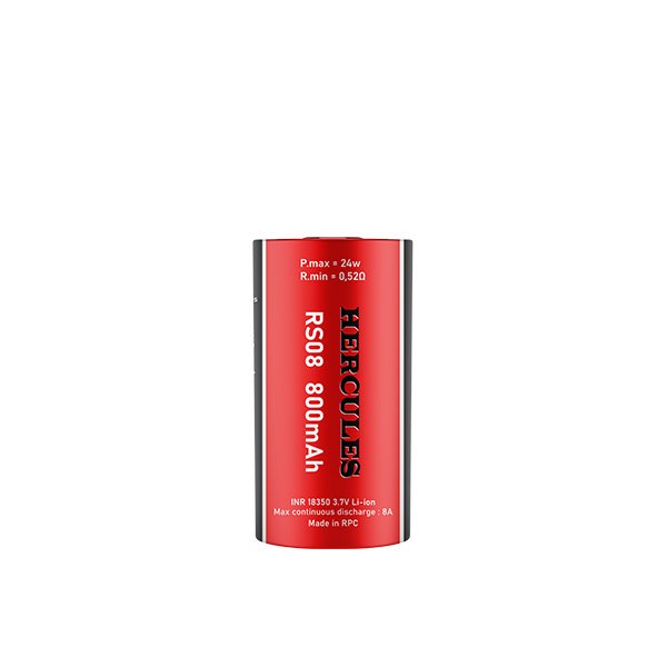 Accu 18350 Hercules RS08 800mAh Fumytech - vue 1