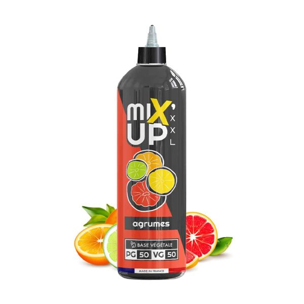 E-Liquide Mixup XXL Agrumes 1 litre 0mg - Sans Nicotine, Base 50/50 | Alliancetech.fr