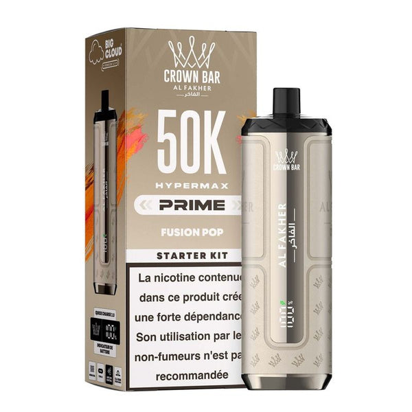 Puff Al Fakher Crown Bar Hypermax Prime 50K Fusion Pop