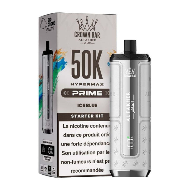 Puff Al Fakher Crown Bar Hypermax Prime 50K Ice Blue