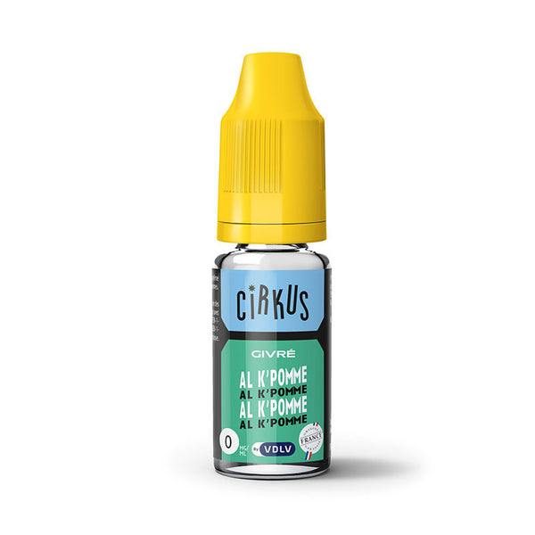 E-liquide Al K'Pomme Cirkus VDLV 10ml - pomme kiwi menthe