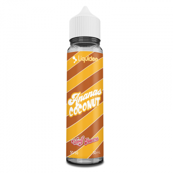 Ananas Coconut Wpuff Flavors Liquideo 50ml 00mg - Liquideo - Cigarette Électronique & Vape | Alliancetech.fr