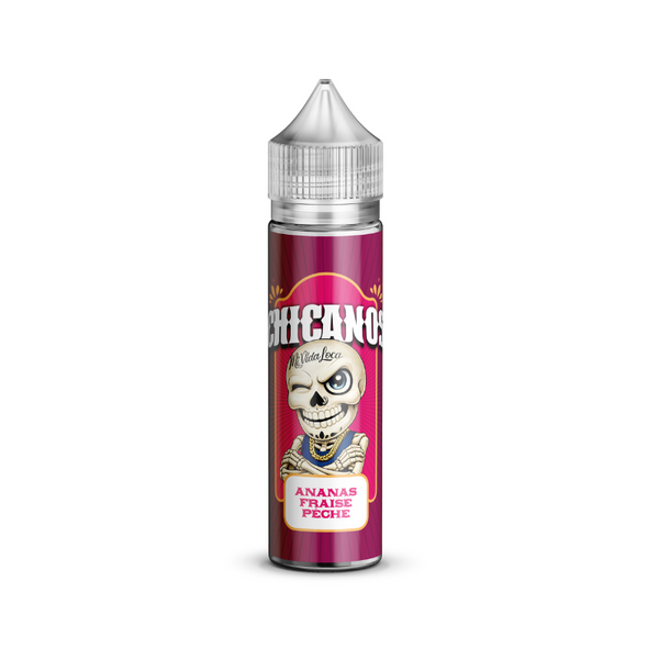Ananas Fraise Peche 50ml - Chicanos - e-liquide Chicanos