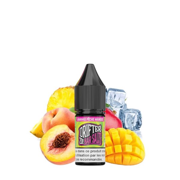 Ananas Pêche Mangue Nic Salt 20mg 10ml - Drifter - Drifter