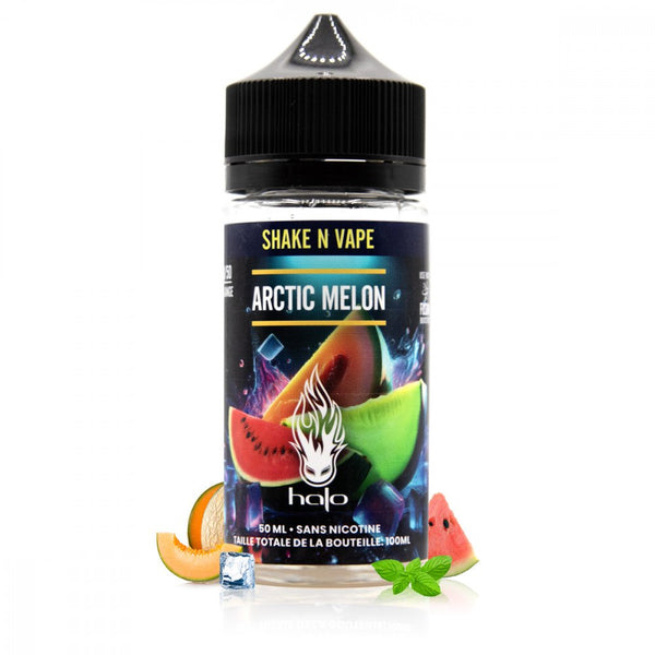 E-liquide Arctic Melon 50ml - Halo - saveurs Pastèque, Melon, Cantaloup