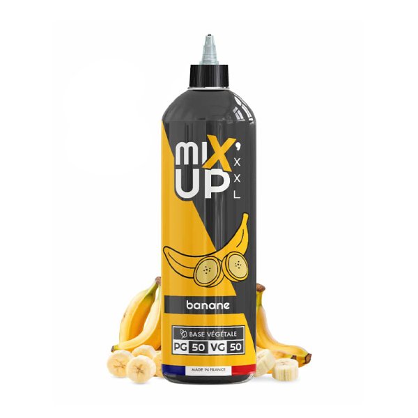 E-Liquide Mixup XXL Banane 1 litre 0mg - Sans Nicotine, Base 50/50 | Alliancetech.fr