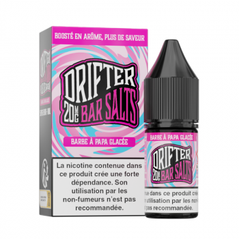 E-liquide Barbe a Papa Glacee Nic Salt Bar Salts Drifter 10ml