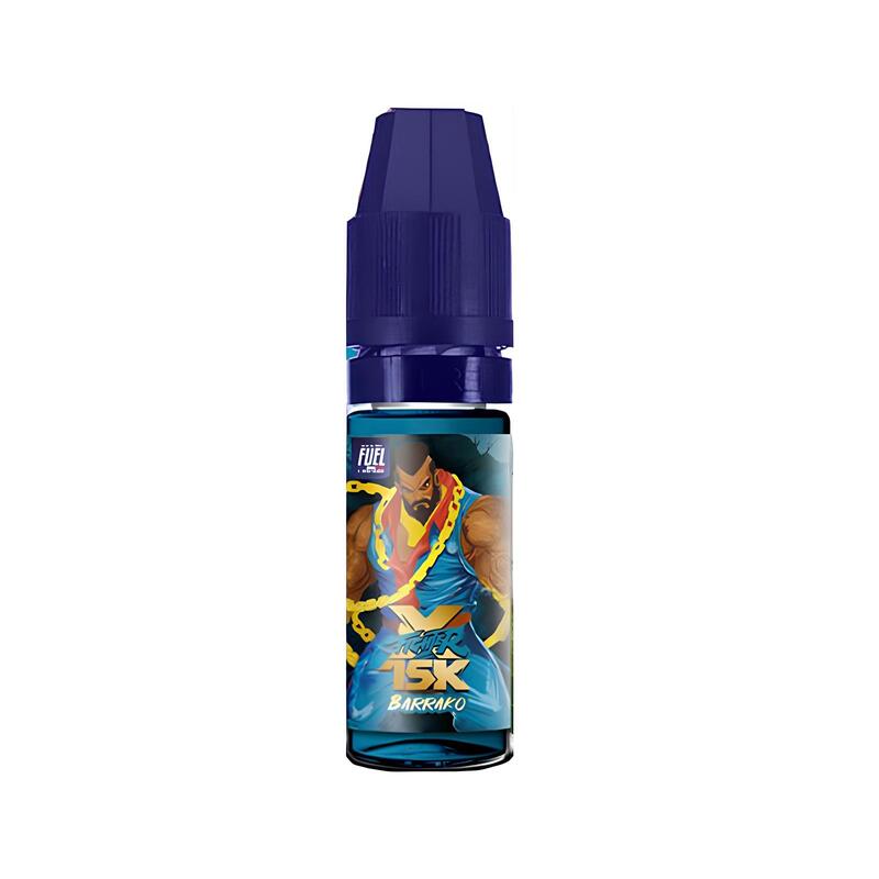 E-liquide Barrako Sel de Nicotine 10ml XFighter 15K Fighter Fuel - saveurs menthe glaciale, fraîcheur intense