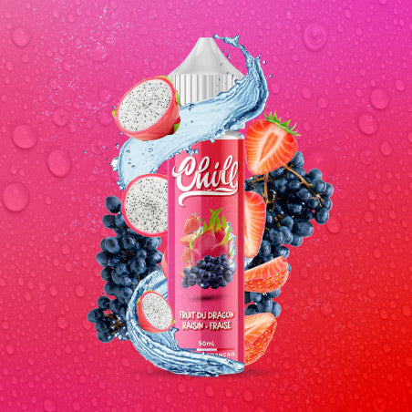 CHILL - FRUIT DU DRAGON RAISIN FRAISE 50ML - Alliancetech.fr