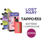 KIT DÉCOUVERTE TAPPO AIR 20MG LOST MARY - Alliancetech.fr
