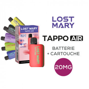 KIT DÉCOUVERTE TAPPO AIR 20MG LOST MARY - Alliancetech.fr