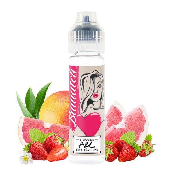 E-liquide Biiiiiatch A&L Les Créations 50ml - pamplemousse et fraise