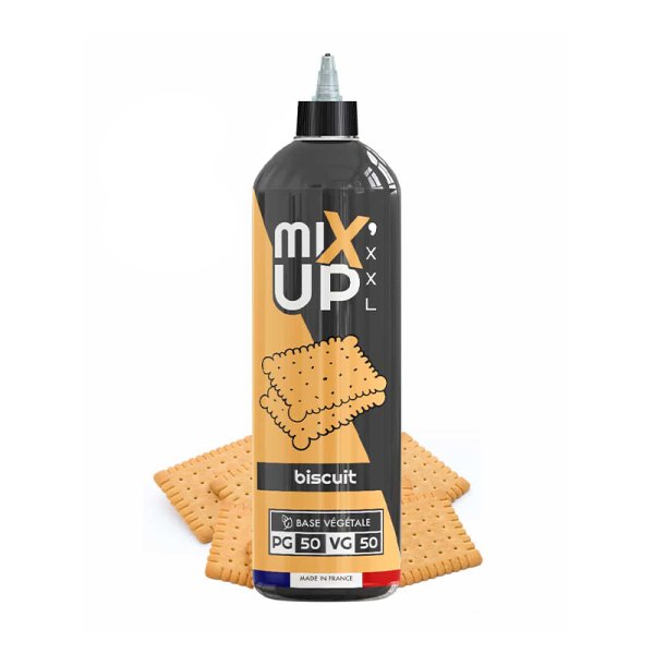E-Liquide Mixup XXL Biscuit 1 litre 0mg - Sans Nicotine, Base 50/50 | Alliancetech.fr