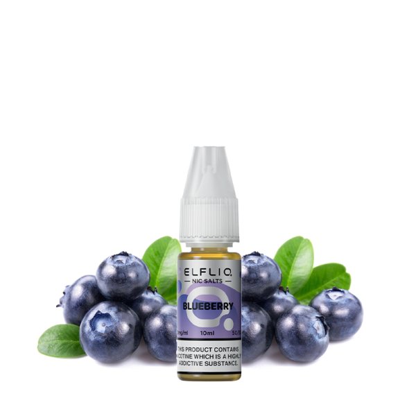 E-liquide Elfliq by Elfbar Blueberry - Nic Salt 10ml - Sel de nicotine 10mg et 20mg