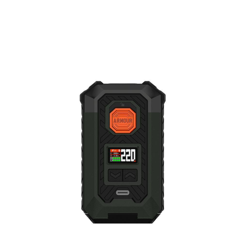 Box mod Armour Max 220W Vaporesso coloris Green