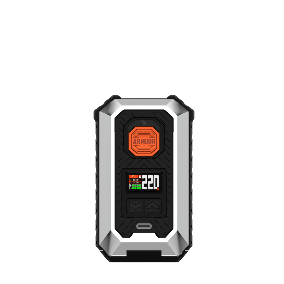 Box mod Armour Max 220W Vaporesso coloris Silver