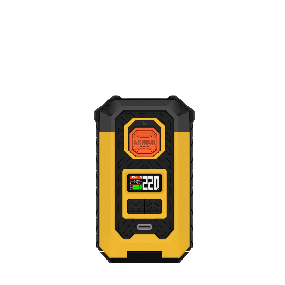 Box mod Armour Max 220W Vaporesso coloris Yellow