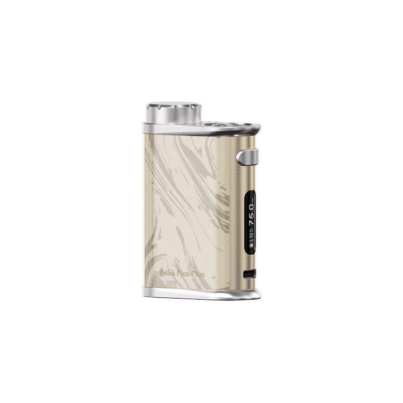 Box iStick Pico Plus 75W Eleaf coloris Light Gold - box 18650 compacte, charge USB-C