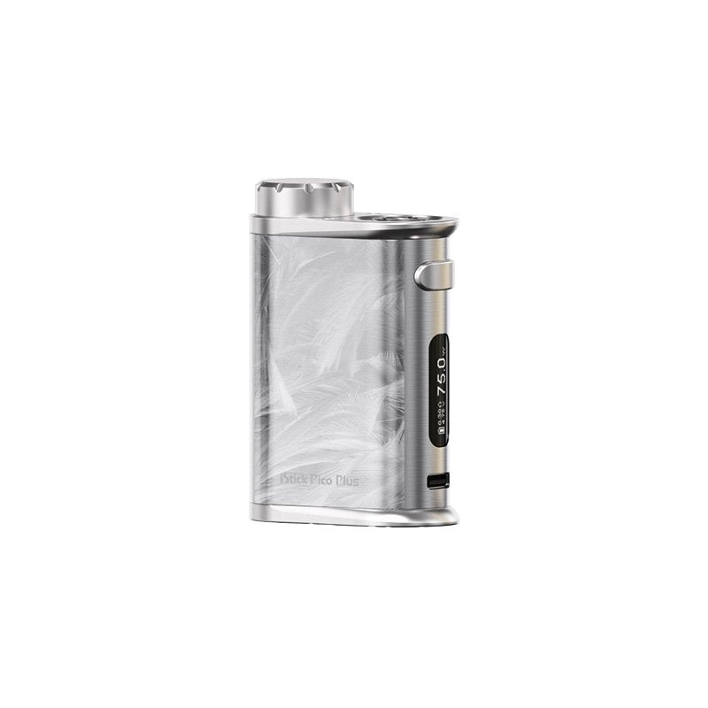 Box iStick Pico Plus 75W Eleaf coloris Light Grey - box 18650 compacte, charge USB-C