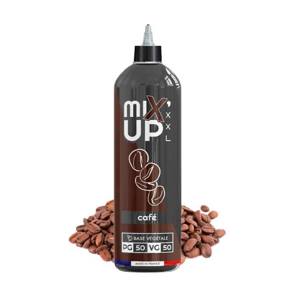 E-Liquide Mixup XXL Caf&eacute; 1 litre 0mg - Sans Nicotine, Base 50/50 | Alliancetech.fr