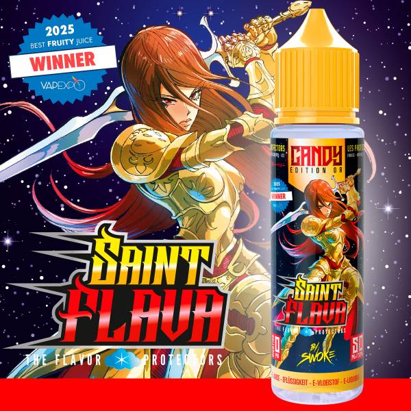 Agrandir  Candy Gold Edition 50ML - Saint Flava/Swoke - Swoke - Cigarette Électronique & Vape | Alliancetech.fr