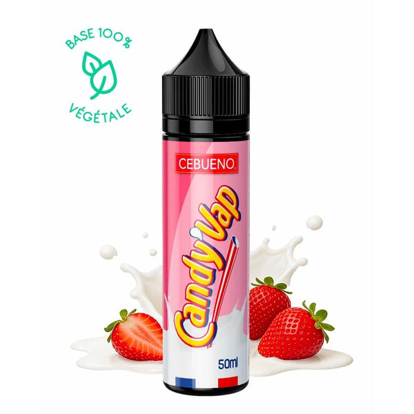 Candy'Vap 50ml - Cebueno - e-liquide lait fraise