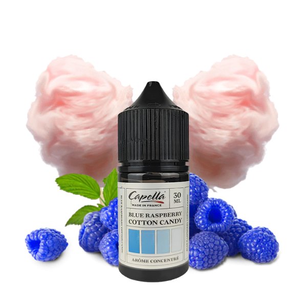 Capella Blue Raspberry Cotton Candy - Arôme Concentré 30ml