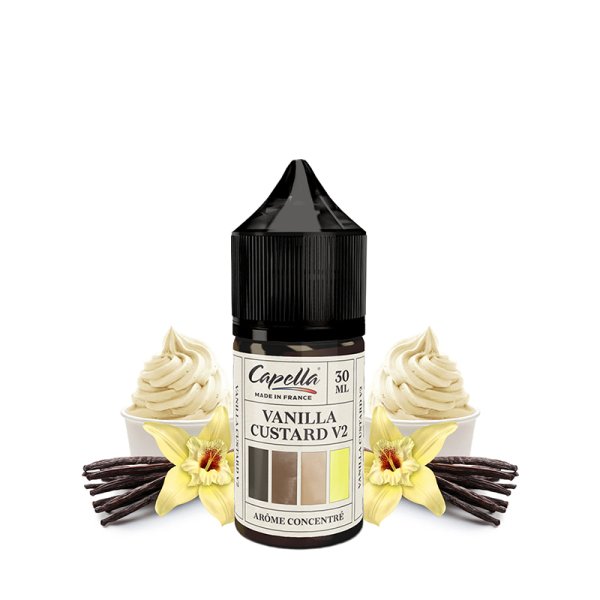 Capella Vanilla Custard V2 - Arôme concentré DIY 30ml