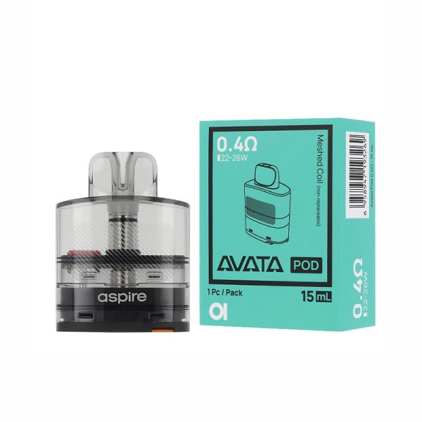 Cartouches Avata 15ml - Aspire - 0.4