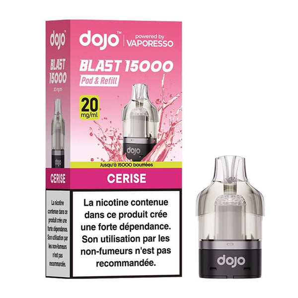 Cartouche Dojo Blast 15K Cerise Vaporesso - recharge préremplie 10ml en sels de nicotine