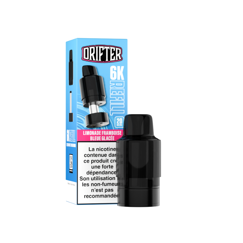 Cartouche Drifter Bar 6000 Refill 10+2ml 20mg Drifter - photo 6