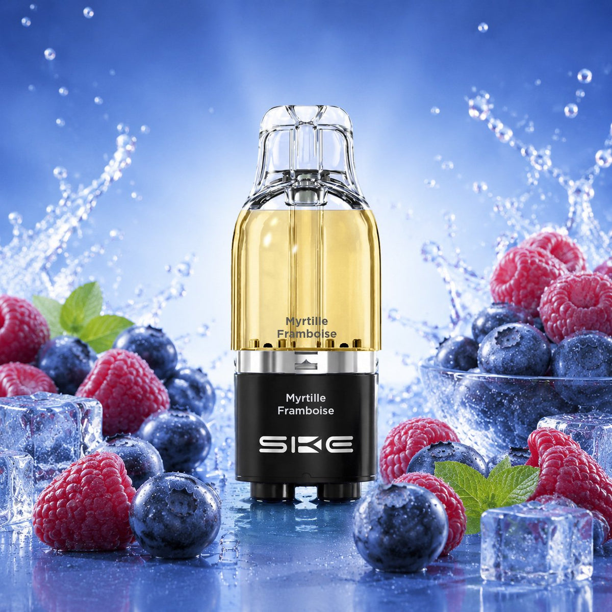 Cartouche SKE CL15000 Myrtille Framboise 10ml - 20 mg