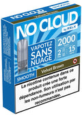 No Cloud Smooth 15mg Cartridges Per 2 Velvet Brown - RELX