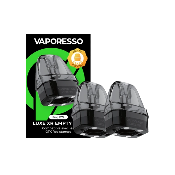 Cartouches Vides Luxe XR MTL Premium Drip Tip 5ml (2pcs) - Vaporesso - Vaporesso - Cigarette Électronique & Vape | Alliancetech.fr