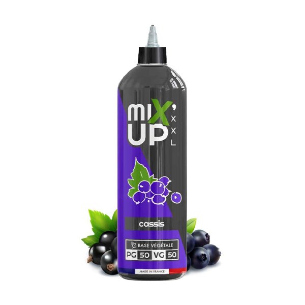 E-Liquide Mixup XXL Cassis 1 litre 0mg - Sans Nicotine, Base 50/50 | Alliancetech.fr